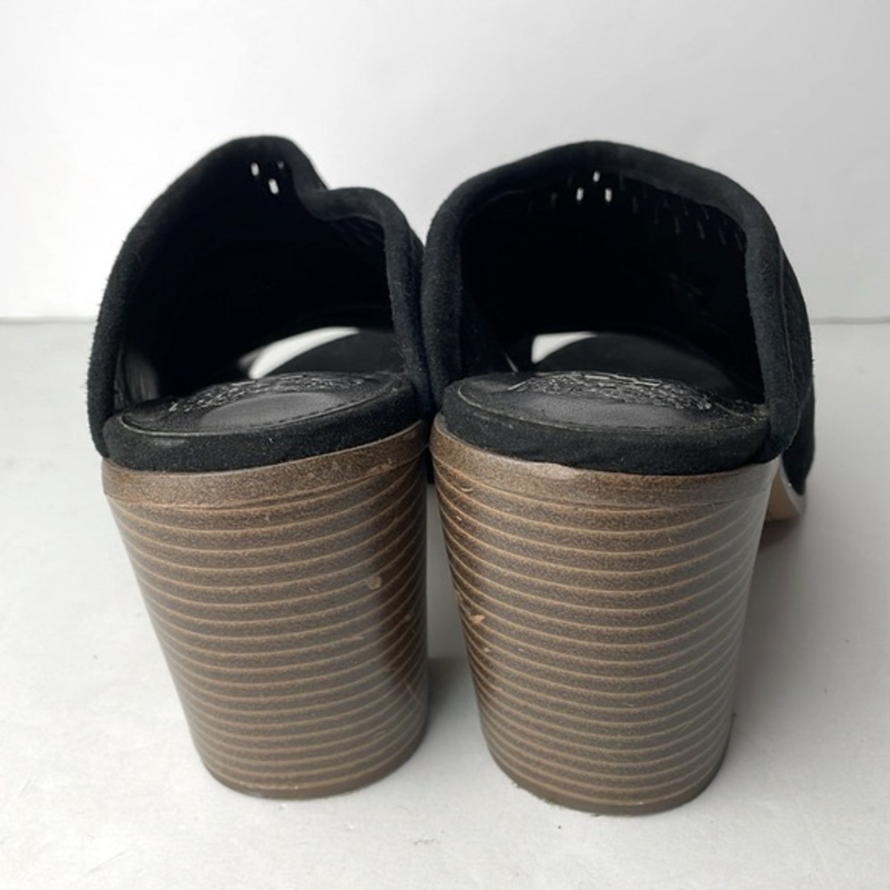Vince Camuto Merlyna Black Suede Clogs - Picture 4 of 7